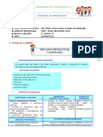 MARTES A - SESIÓN Y FICHA - Ubicamos Fechas en El Calendario