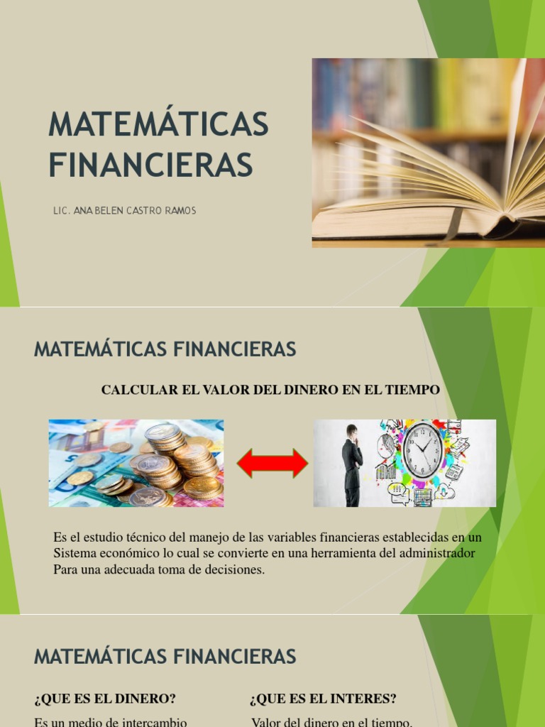 Matemáticas Financieras Interes Simple | PDF | Finanzas Matemáticas ...