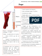 Características do Sangue