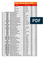 Lista Oferta Super Sexta Março 2023: Seq Cod Produto Peso/Unidade Preço MT