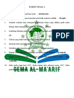 Paket Soal Wajib Cerdas Cermat