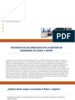 Eficiencia de Los Mercados en La Gestion de Gobiernos de China y Japon