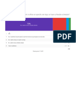 Default Report: Q1. Would You Prefer To Work in Office On Specific Set Days or Have A Flexible Schedule?