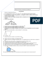 Resuelve problemas de áreas geométricas (triángulos, cuadrados, rombos, trapecios, sectores y círculos