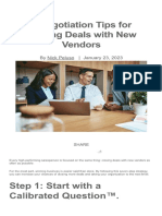 7 Negotiation Tip Nu Vendor