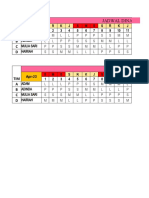 JADWAL DINAS KASIR IGD