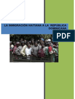 La Inmigracion Haitiana