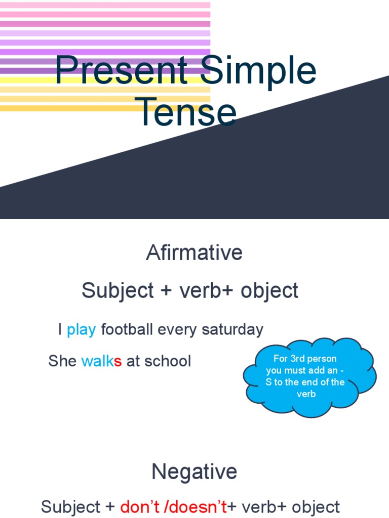 Present Simple Tense Explained | PDF