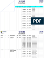 Senarai Jadual Waktu Kelas Sesi 2020/2021, SEMESTER 1