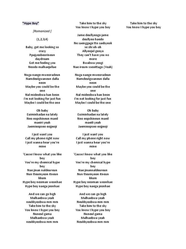 Lyrics Music | PDF, image size:768x1024