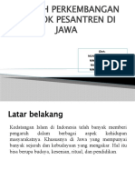 Sejarah Perkembangan Pondok Pesantren Di Jawa: Oleh: Muhammad Muhajir NIM. 80100320067 Nanang Zakaria NIM. 80100320063