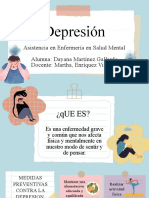 Depresión: Asistencia en Enfermería en Salud Mental Alumna: Dayana Martínez Gallardo Docente: Martha, Enríquez Villegas