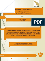 Seminar Kerja Praktek: Institut Teknologi Sumatera