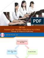 Đề Án Thành Lập Trung Tâm Dịch Vụ Công