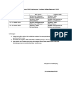 Jadwal Poli Umum PIDI Puskesmas Pandere Bulan Februari 2023