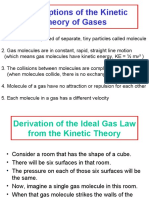 Assumptions of The Kinetic Theory of Gases