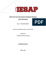 Instituto de Educacion Superior Privada Alas Peruanas: Tema: "Organigrama"