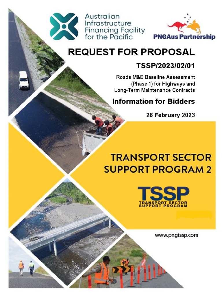 M&E Baseline RFP | PDF | Request For Proposal | Papua New Guinea