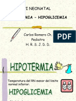 4 Hipotermia - Hipoglicemia