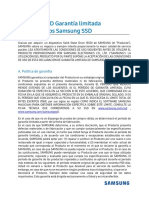SAMSUNG SSD Limited Warranty Spanish