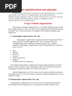 Market Identification and Analysis: 4 Types of Market Segmentation