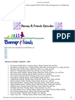 Barney & Friends - Episodes