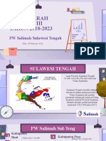 Musyawarah Wilayah Iii TAHUN 2018-2023: PW Salimah Sulawesi Tengah