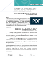 Mapa Mental Do Trajeto Casa-Escola: Ler O Lugar E Compreender O Mundo - Um Relato de Experiência Na Emeb Ten. Abílio Da Silva Moraes