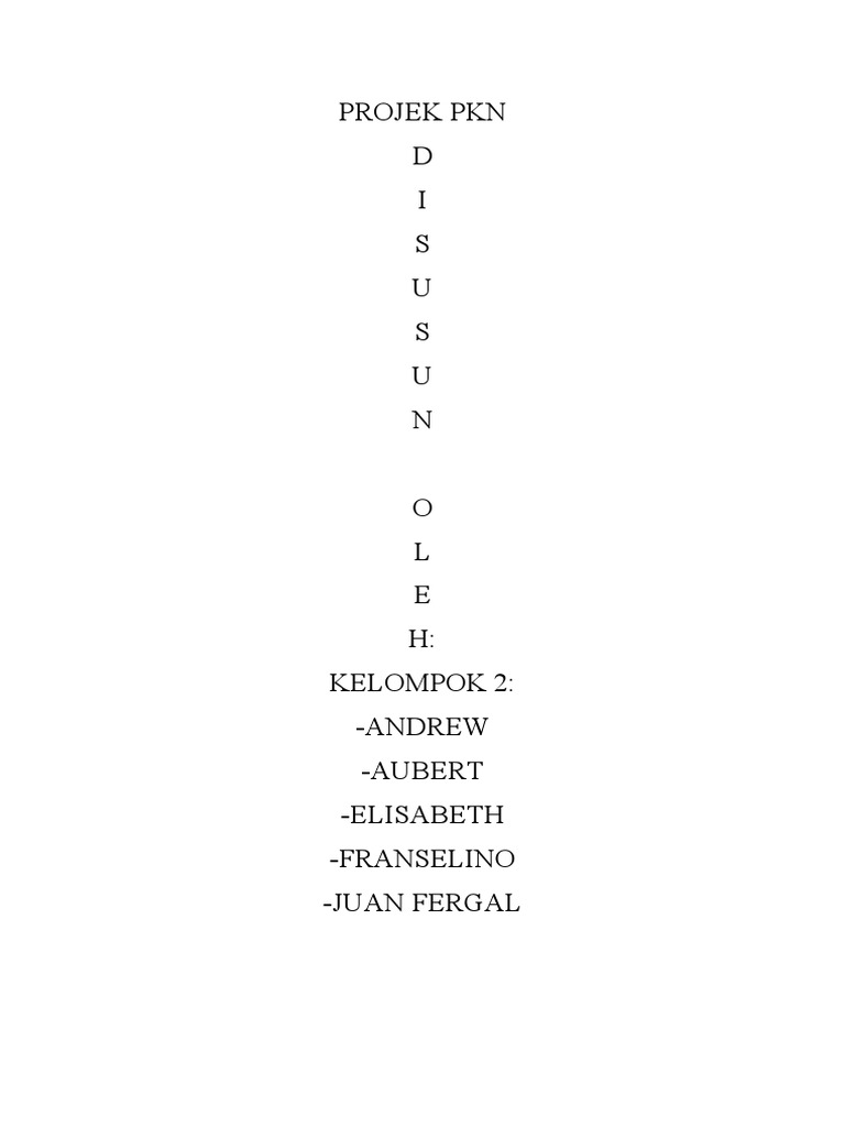 Projek PKN | PDF