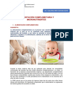 Tema N°4 Alimentación Complemetaria Y Micronutrientes: Lic. Claudia Ines Cuevas Coyo