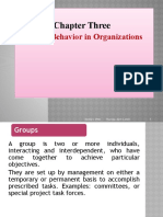 Group Behavior and Organizational Norms