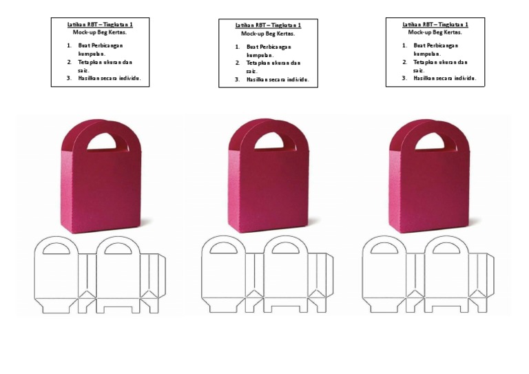 Contoh Mock-up Beg Kertas RBT Tingkatan 1 | PDF | Karier & Perkembangan ...