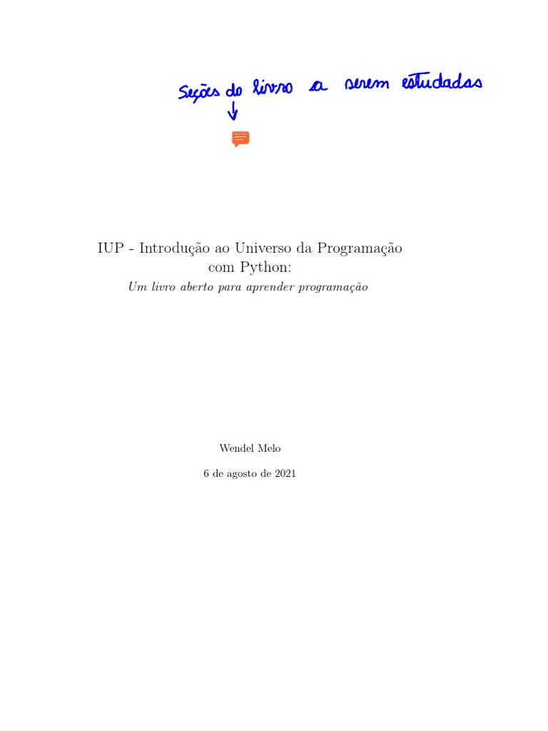 Introdução à Programação com Python: Um Guia Completo para Aprender os ...