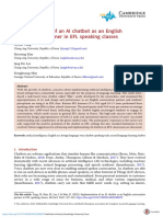 Div Class Title Implementation of An Ai Chatbot As An English Conversation Partner in Efl Speaking Classes Div 4