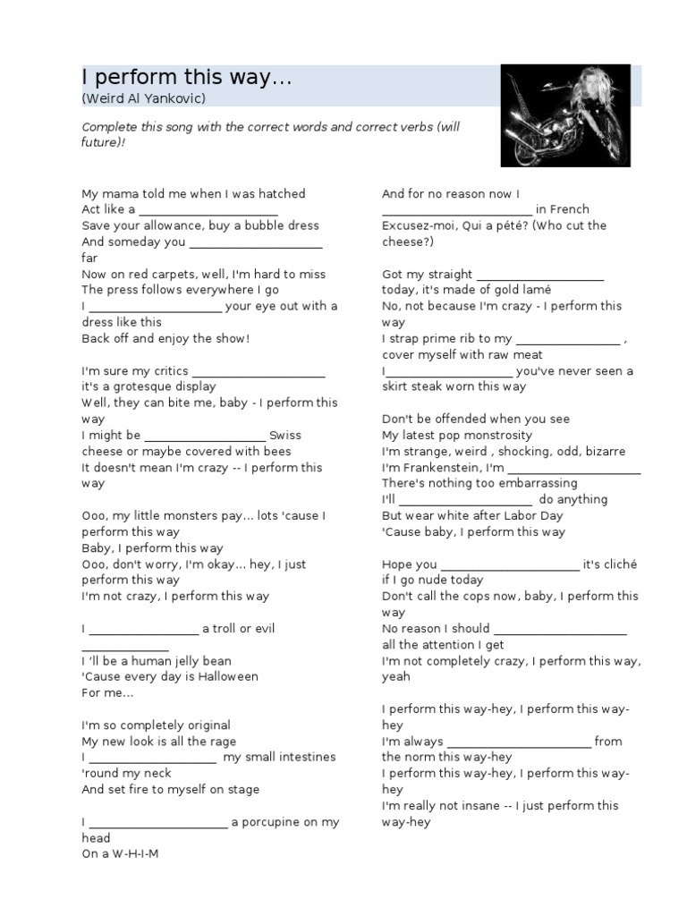 Complete the Lyrics: 
