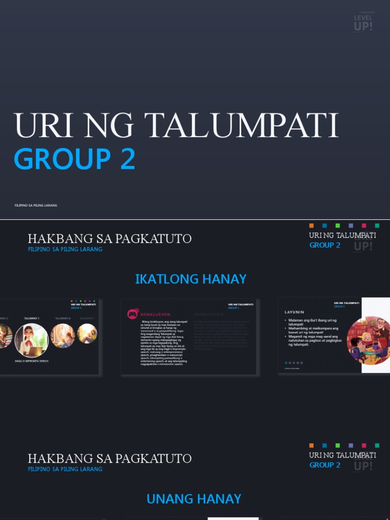 Group-2 Uri NG Talumpati | PDF