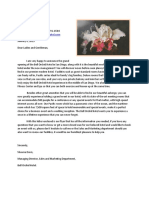 Marketing Letter