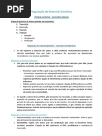 Regulação do Material Genético