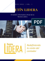 El Boletín Informativo Oficial de La Revista Lidera