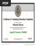 Cybrary Cert Comptia Network Plus