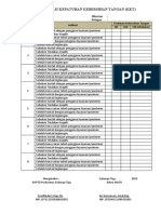 Form Observasi Kepatuhan Kebersihan Tangan