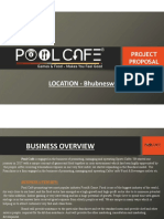 Project Proposal for Pool Café Club & Hospitality Pvt. Ltd. in Bhubneswer