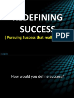 Re Defining Success