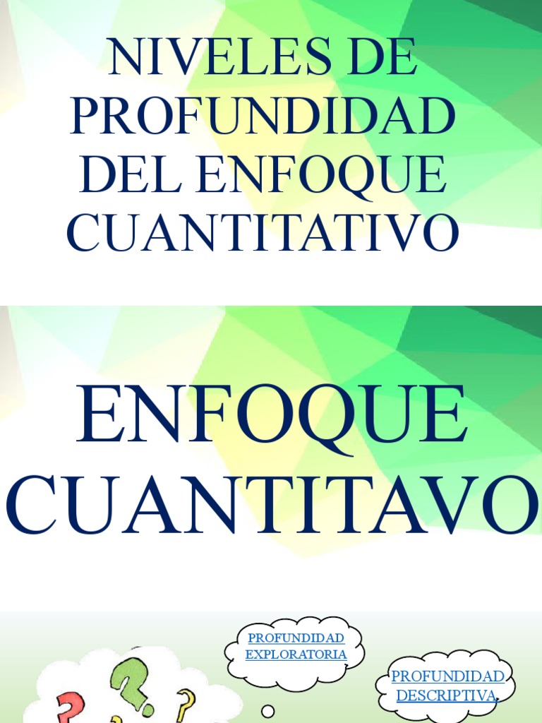Niveles de Profundidad Del Enfoque Cuant | PDF | Aprendizaje | Cognición
