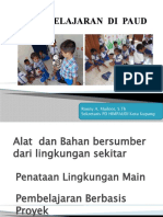 Pembelajaran Di PAUD - UNICEF