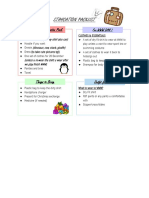 Staycation Packlist