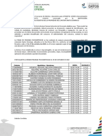 Asistente DE Talento Humano: Cédula Apellidos / Nombres