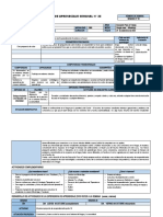 Experiencia de Aprendizaje SEMANA 25 VII CICLO