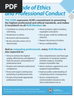 ACS Professional Ethics Code 2023 | PDF | Information And ...