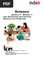 Q4 - Science 9 - Mod1 - The Horizontal and Vertical Motions of A Projectile - v1 - Final